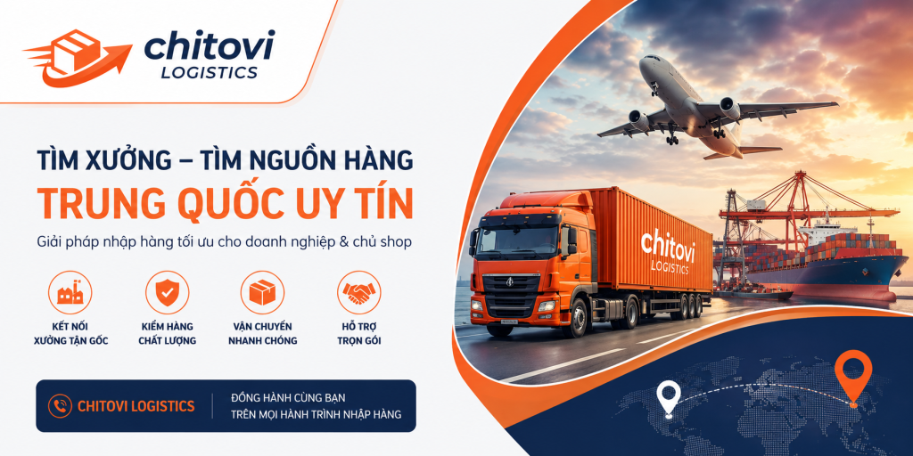 Dịch vụ tìm nguồn hàng uy tín tại Chitovi Logistics